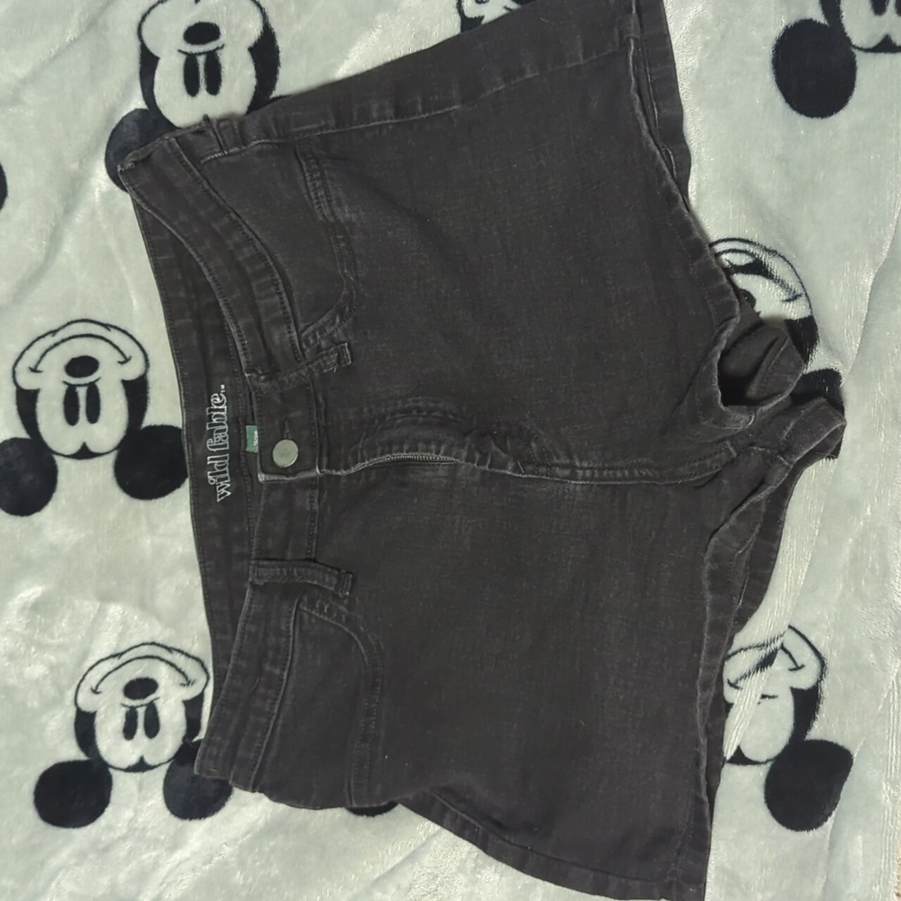 Wide fable black shorts size 12